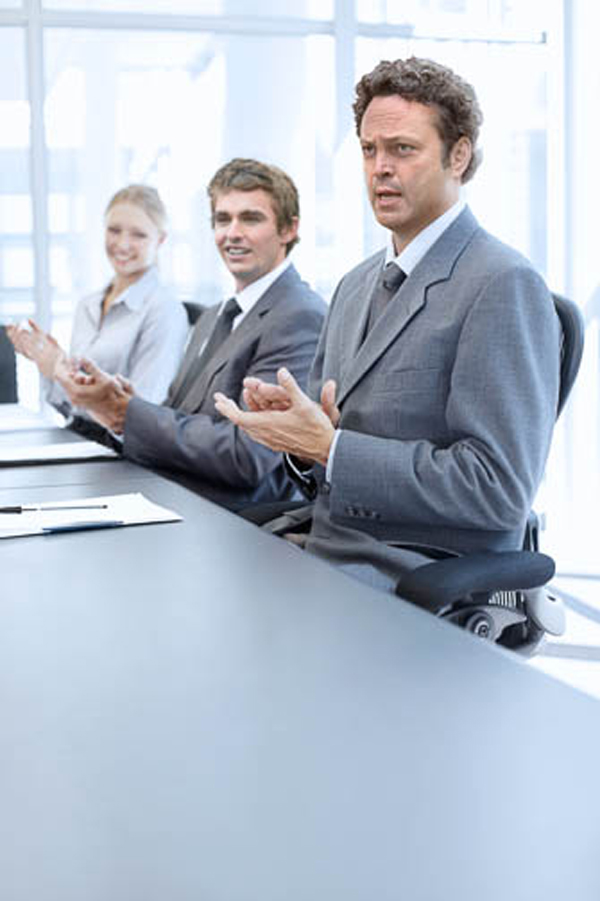 Vince Vaughn Poses for Corporate Stock Photos